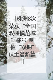 株洲8次荣获“全国双拥模范城”称号 厚植“双拥”沃土谱新篇
